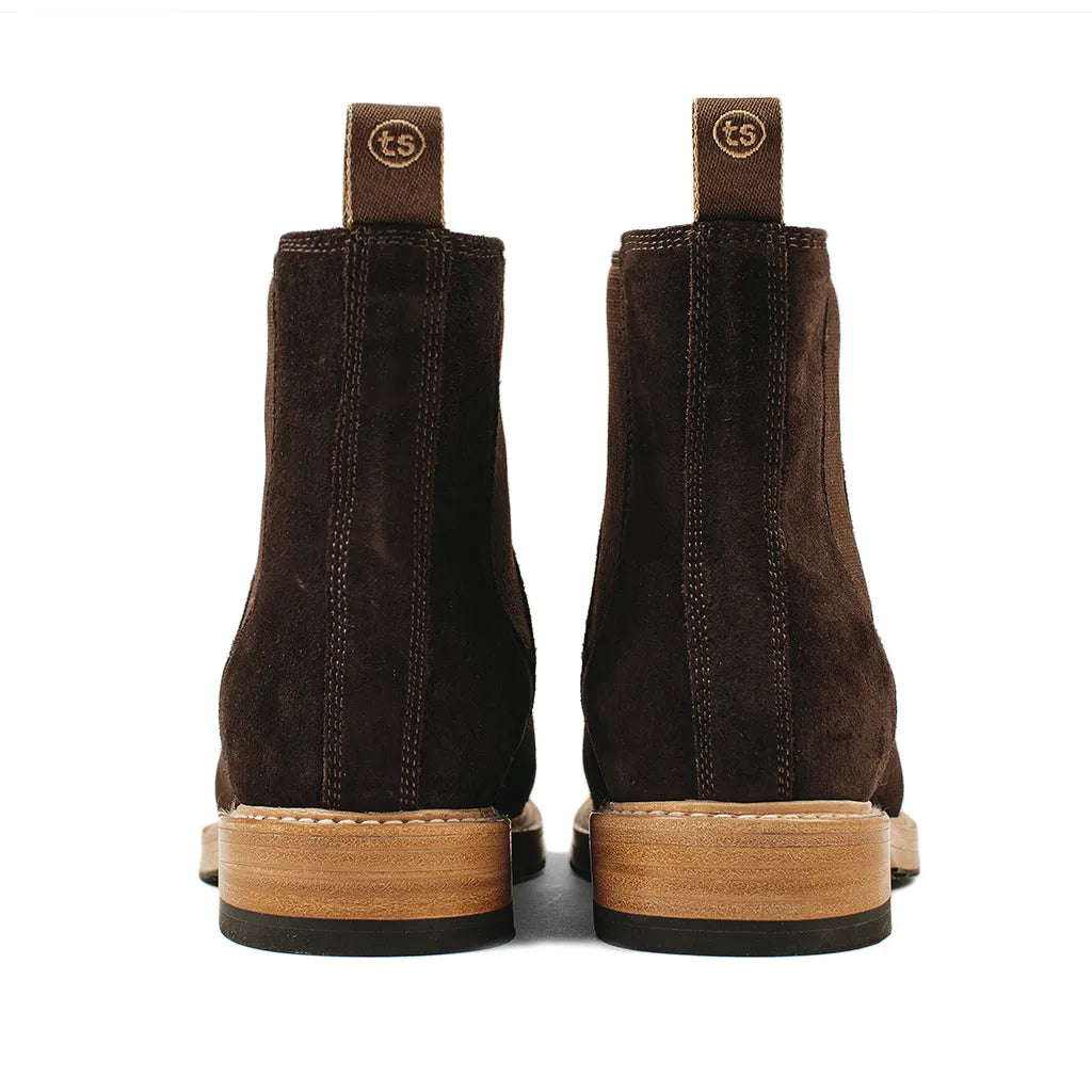 The Ranch Boot in Weatherproof Chocolate Suede