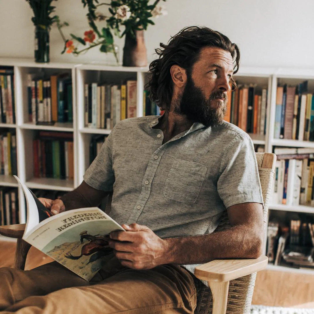 The Short Sleeve Bandit in Heather Grey