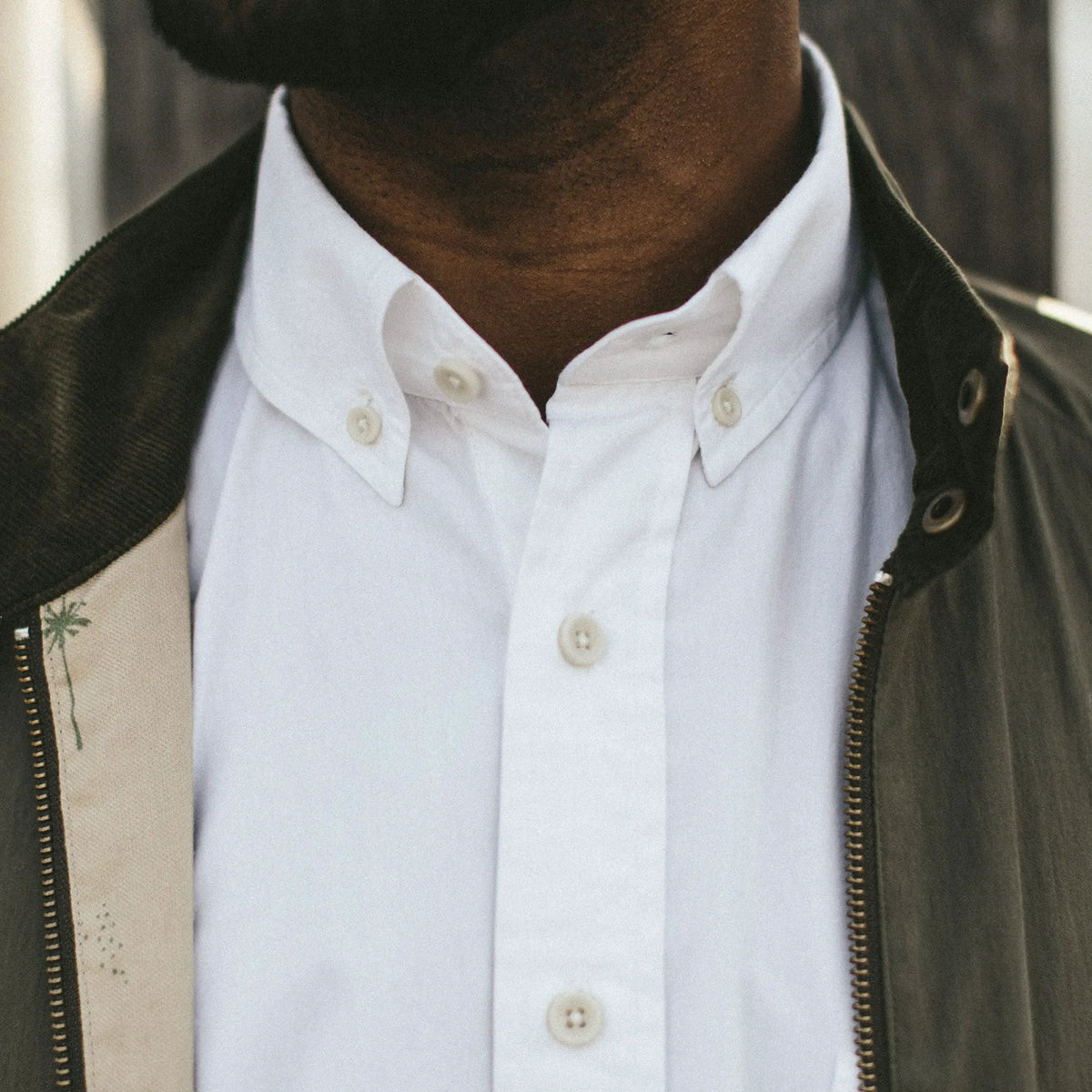 The Jack in Washed White Poplin