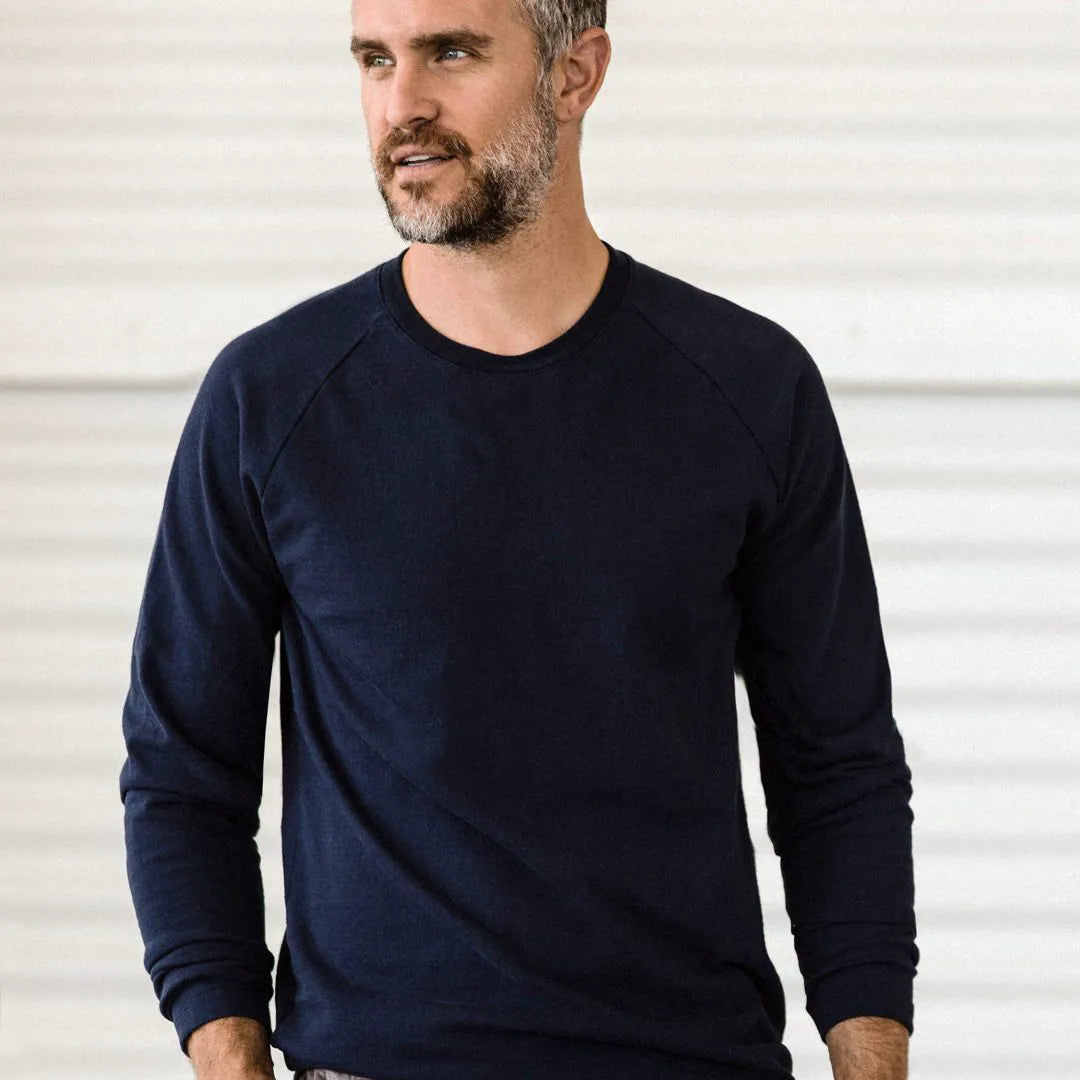 The Heavy Bag Long Sleeve in Navy