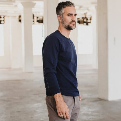 The Heavy Bag Long Sleeve in Navy