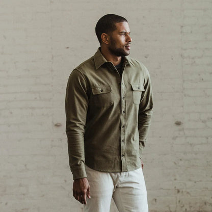 The Yosemite Shirt in Dusty Army