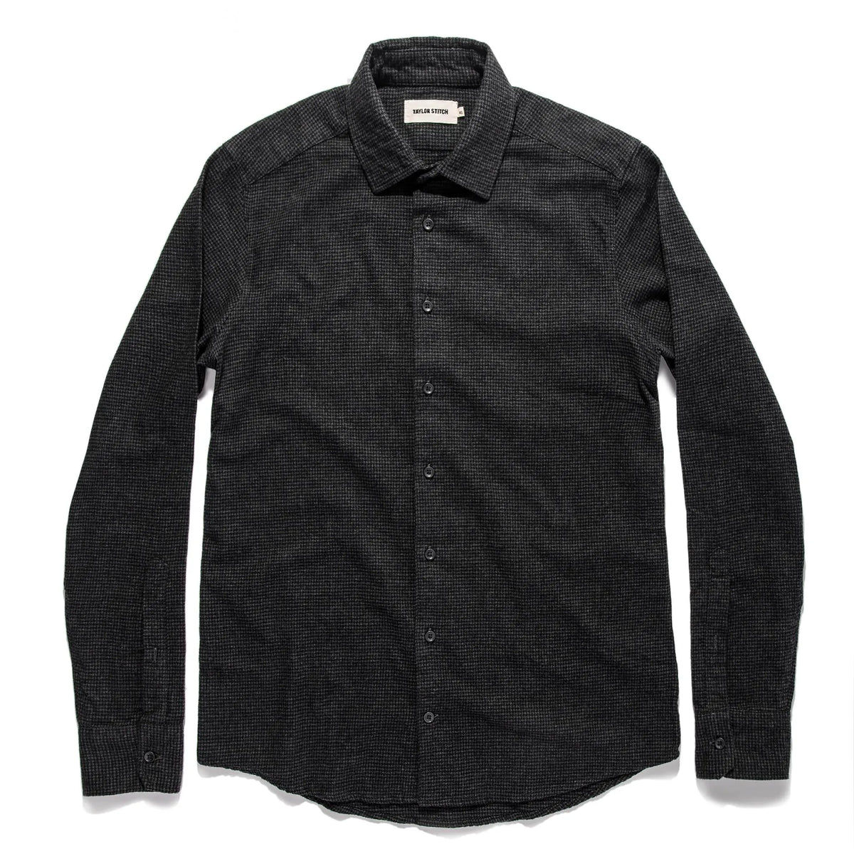 The Hyde in Charcoal Brushed Houndstooth