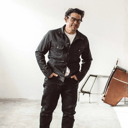 The Long Haul Jacket in Kuroki Mills Black Selvage