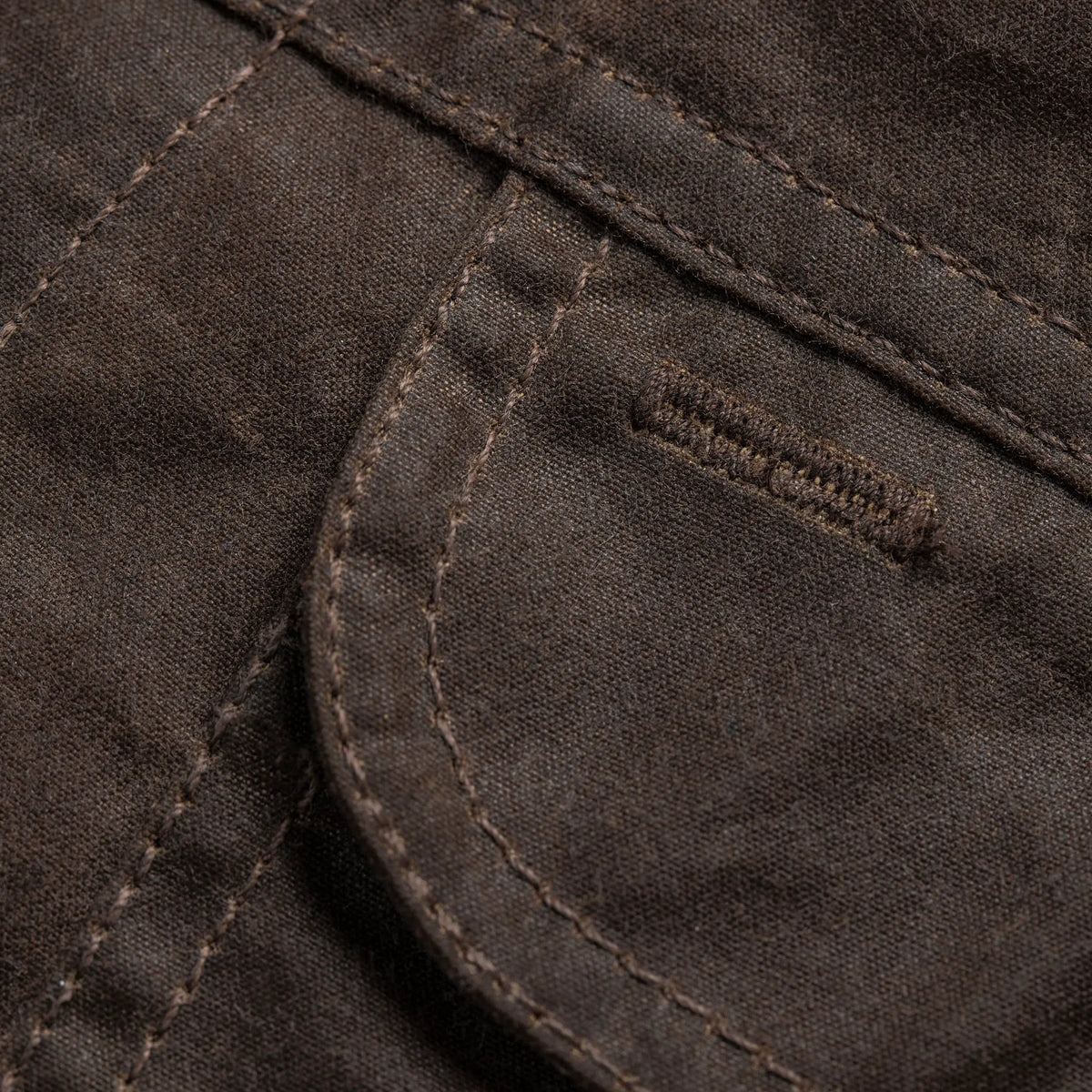 The Long Haul Jacket in Tobacco Waxed Canvas