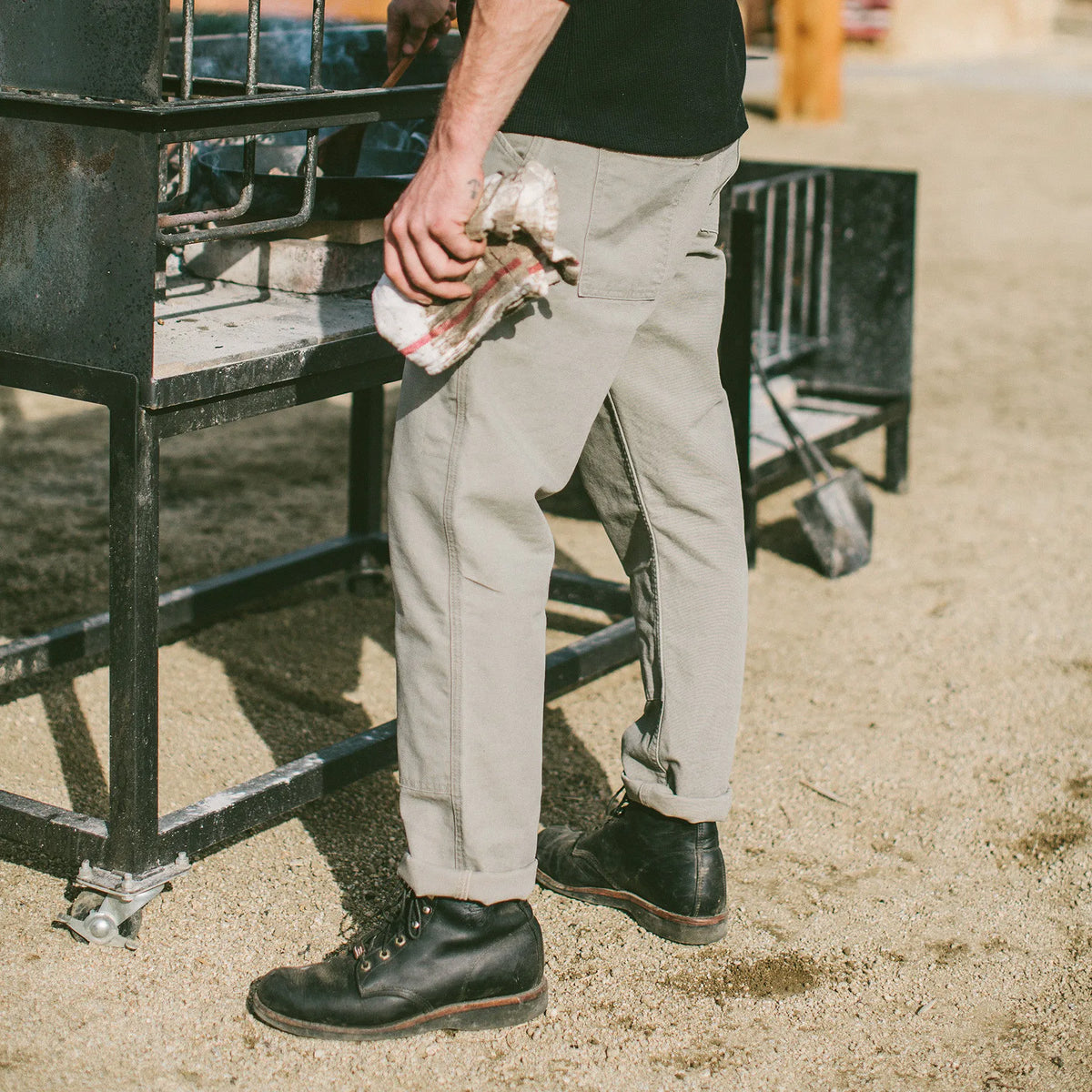 The Chore Pant in Washed Ash