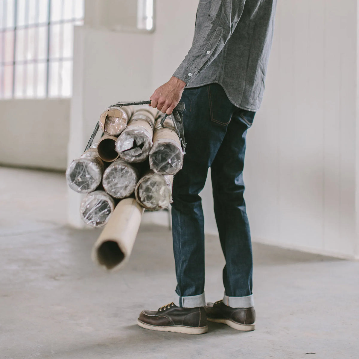 The Slim Jean in Cone Mills '68 Selvage