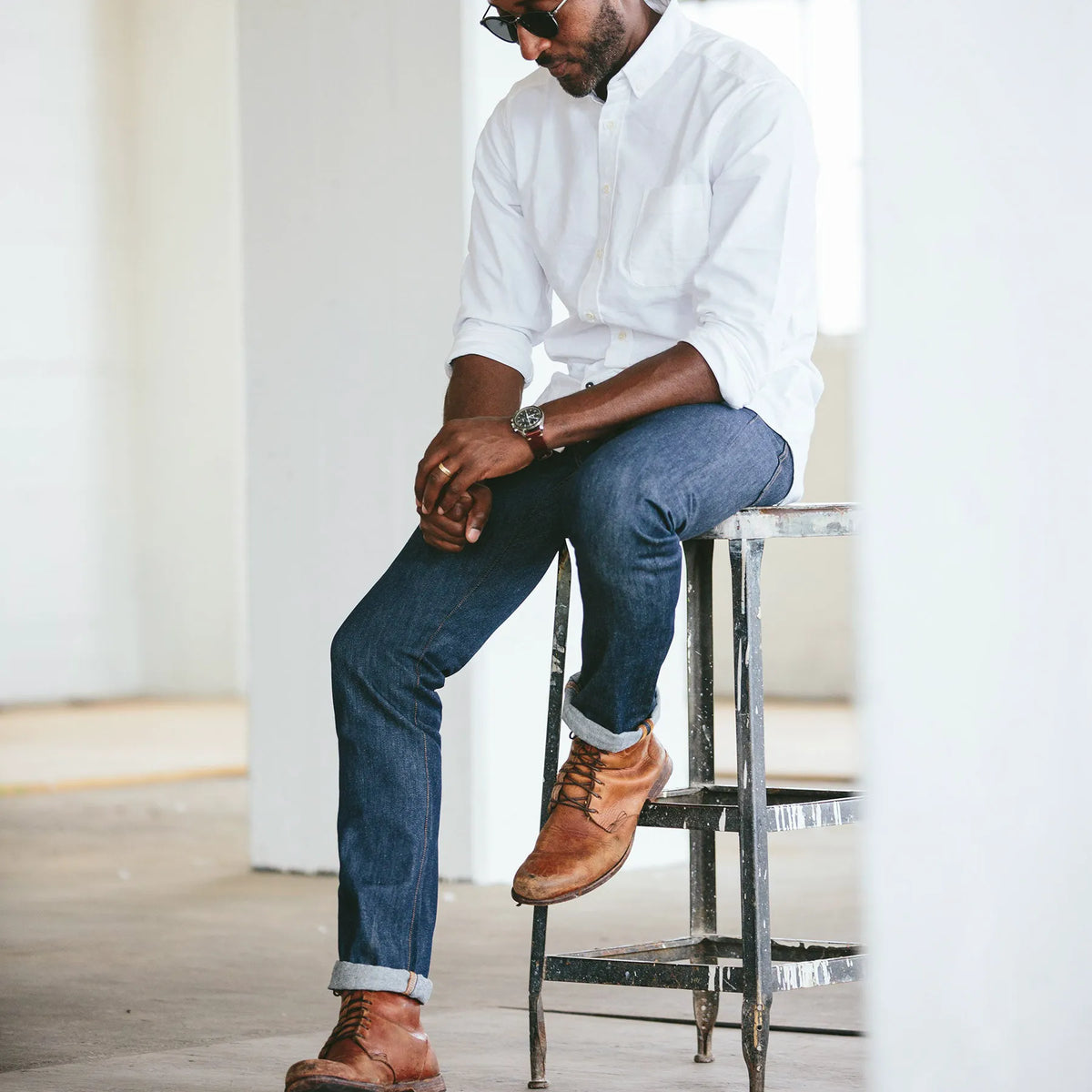 The Slim Jean in Cone Mills Standard