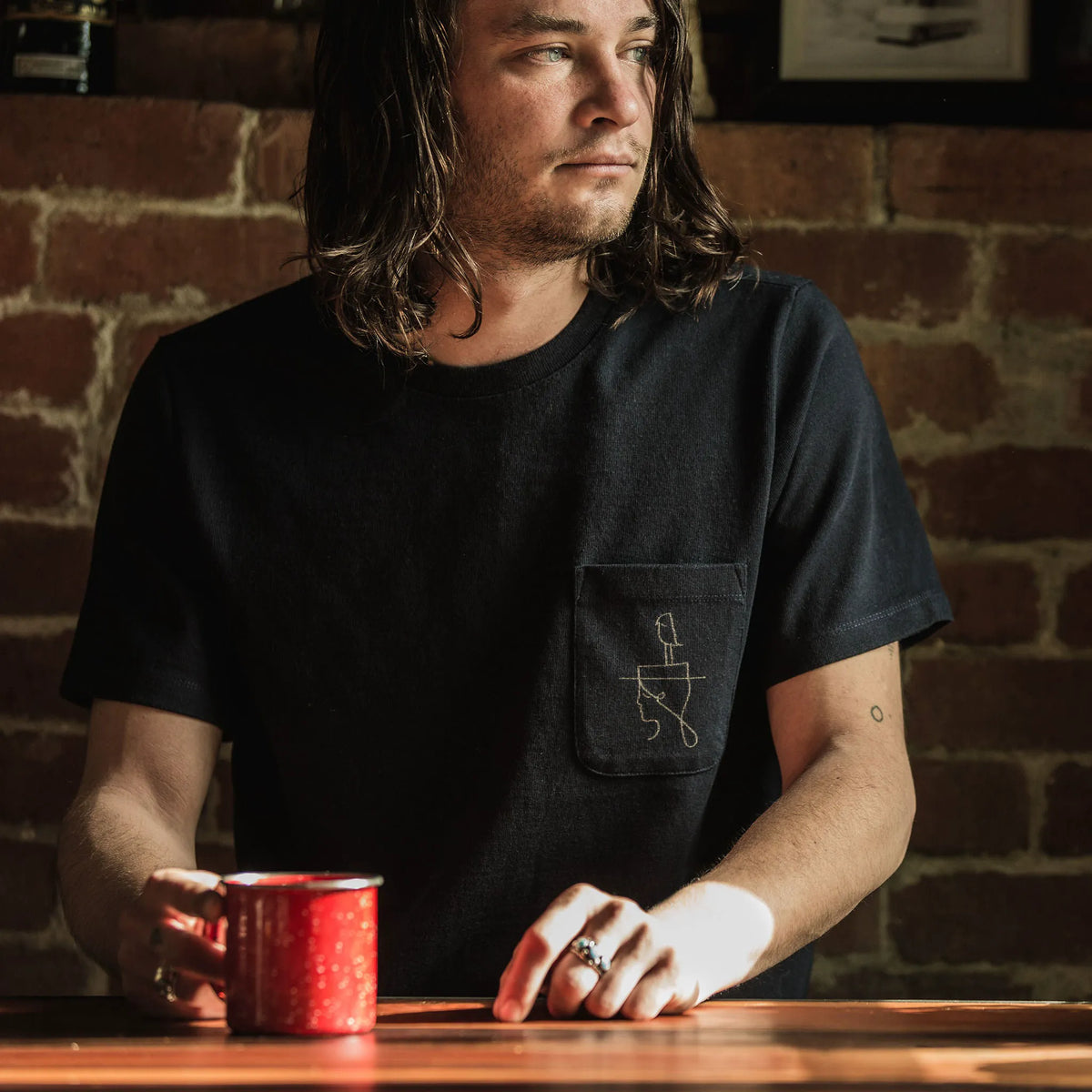 The Heavy Bag Tee in Lady Bird