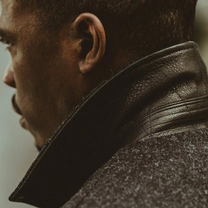 The Monterey Bomber in Charcoal Wool