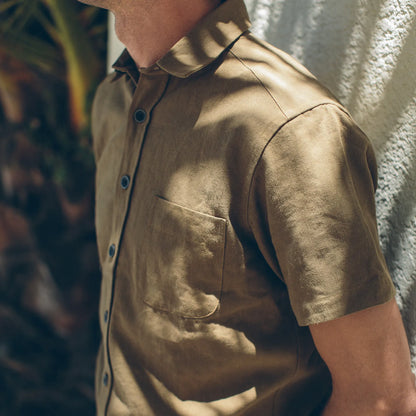 The Short Sleeve Mechanic in Tobacco