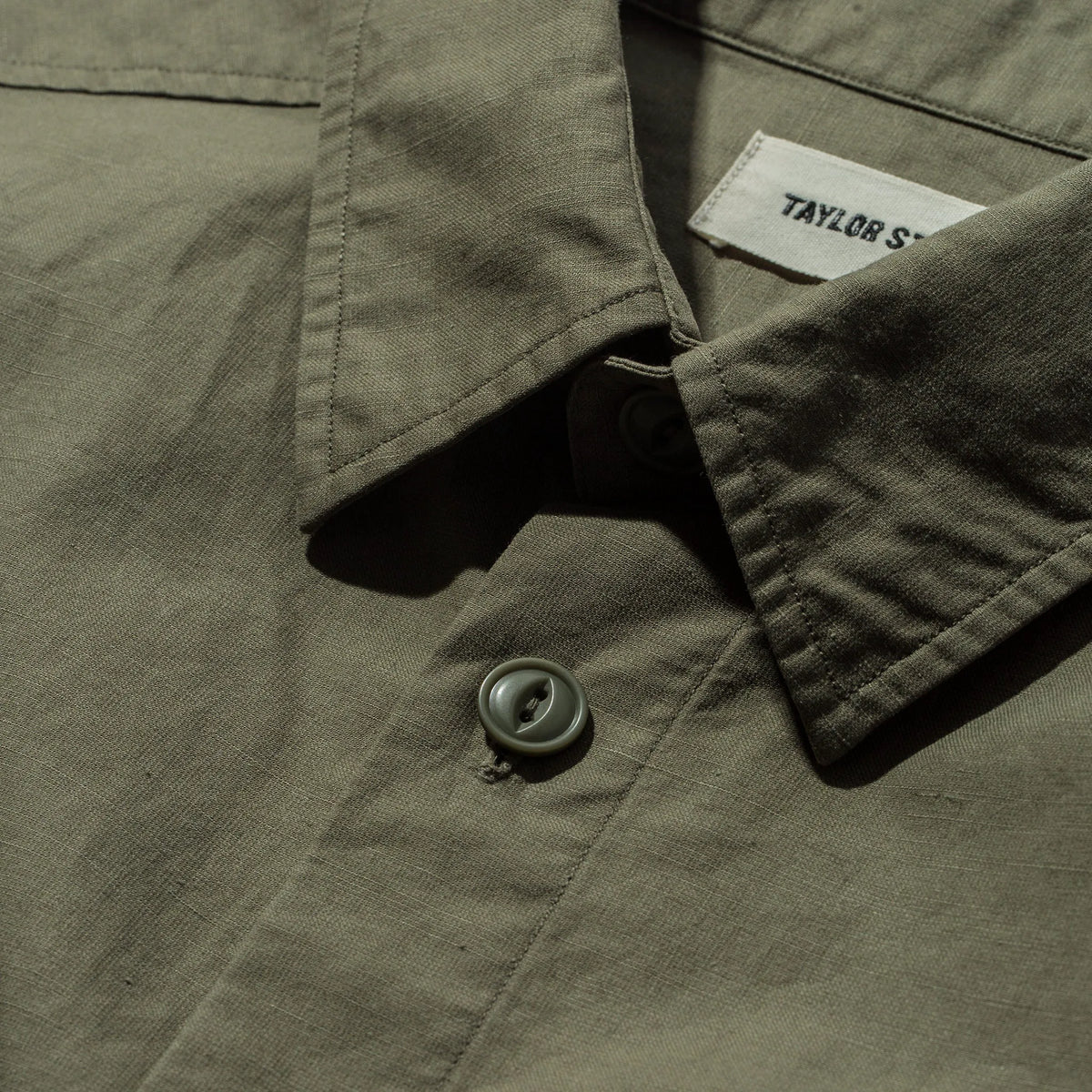 The Point Shirt in Army Hemp