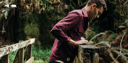 The Over Shirt in Wine