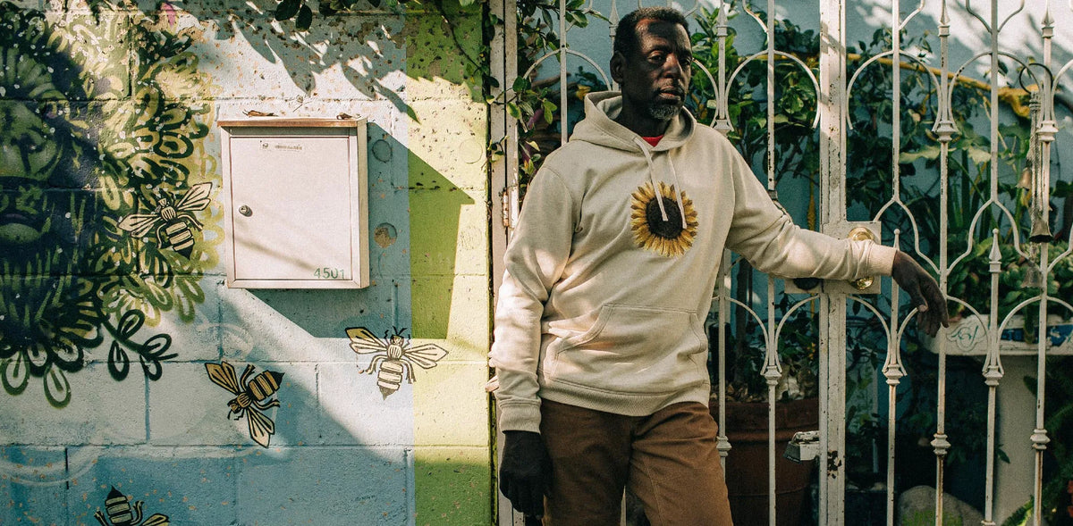The Fillmore Hoodie in Sunflower Embroidery