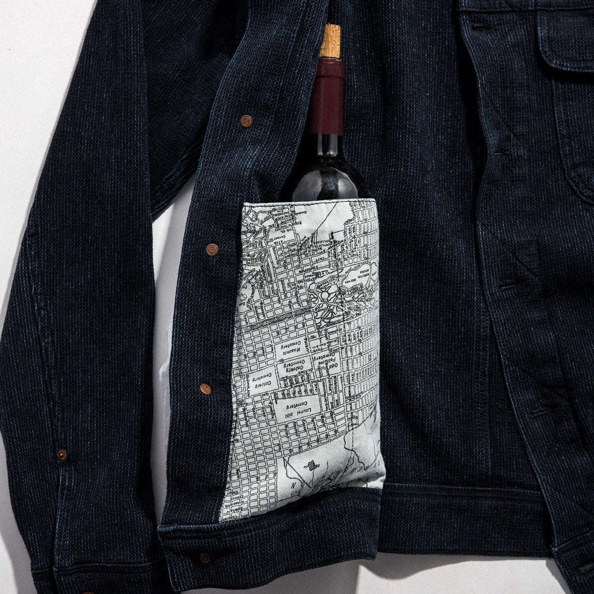 The Long Haul Jacket in Indigo Waffle ('18)