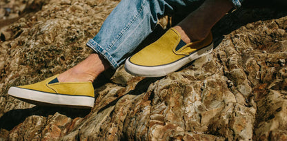 The Sano Slip-On in Gold Boss Duck