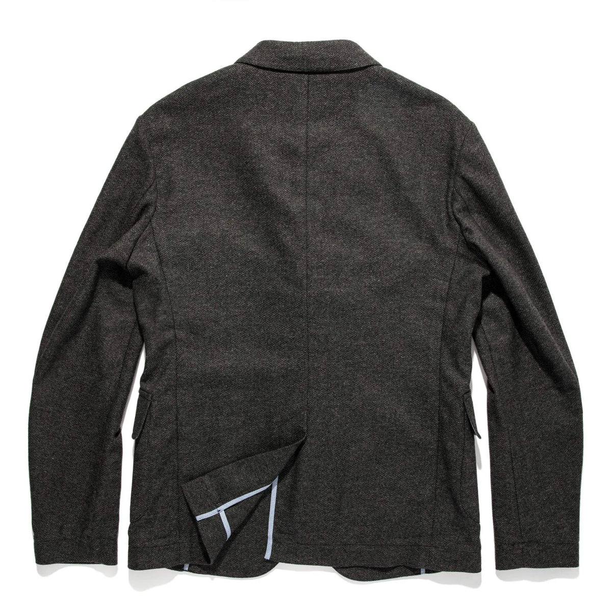 The Telegraph Jacket in Charcoal Herringbone