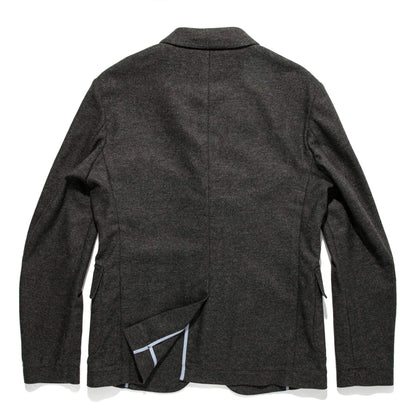 The Telegraph Jacket in Charcoal Herringbone