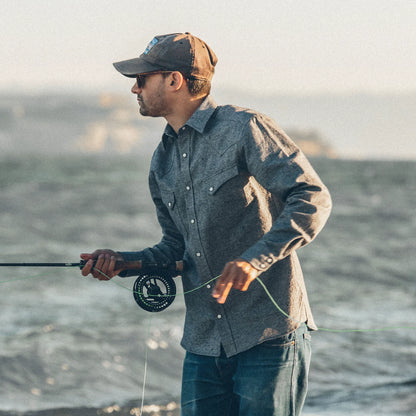 The Western Shirt in Upcycled Chambray