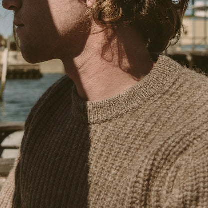 The Whaler Sweater in Alpaca Wool