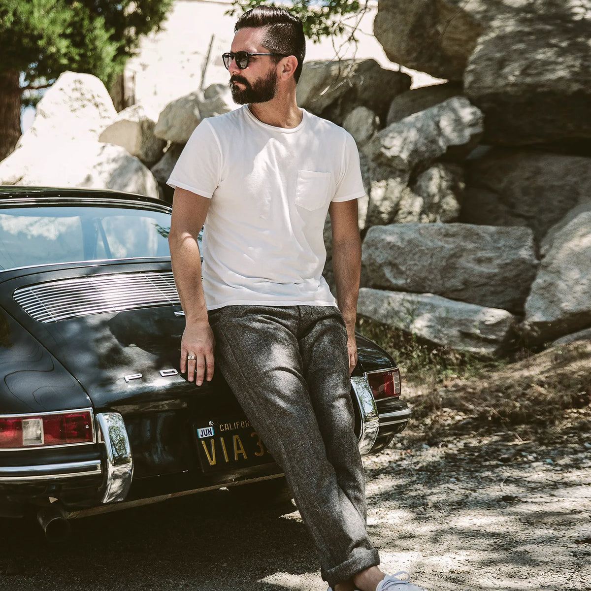 The Camp Pant in Charcoal Donegal