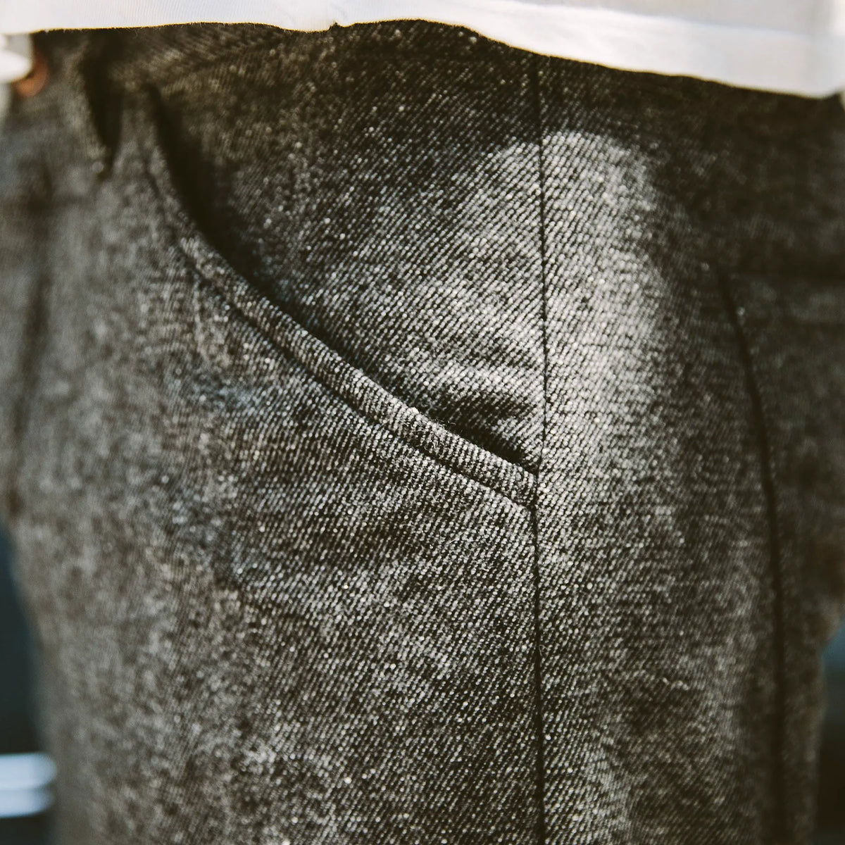The Camp Pant in Charcoal Donegal