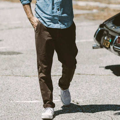 The Slim Chino in Chocolate
