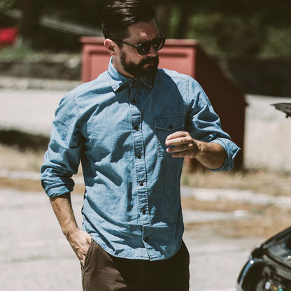 The Oxnard in Sun Bleached Chambray