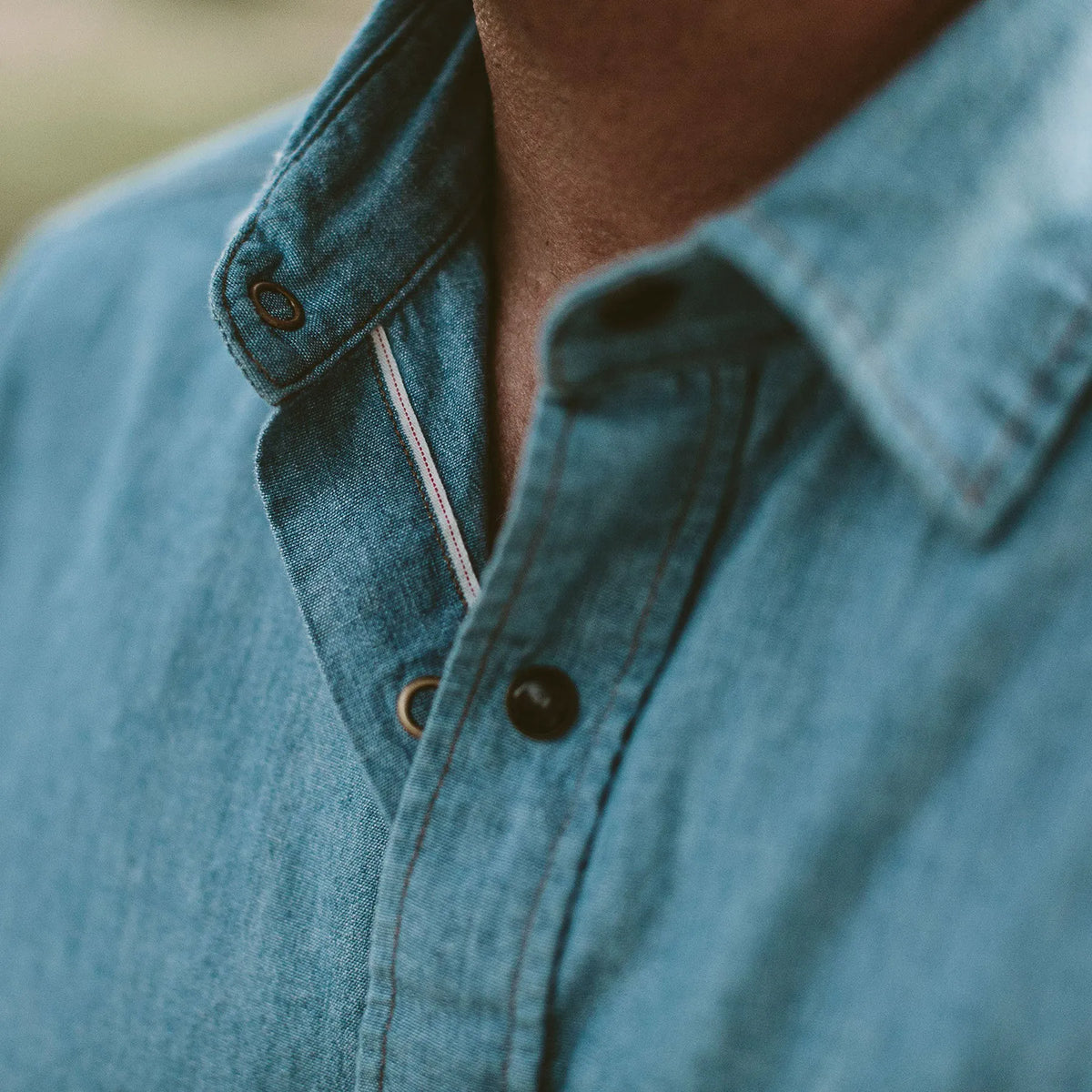 The Oxnard in Sun Bleached Chambray