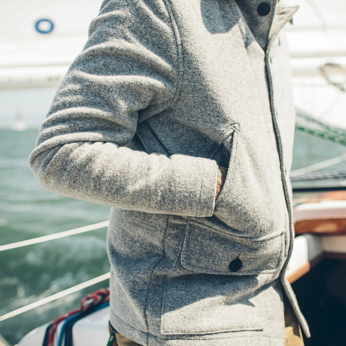 The Submariner in Ash Donegal Lambswool