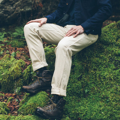 The Camp Pant in Natural Selvage Canvas