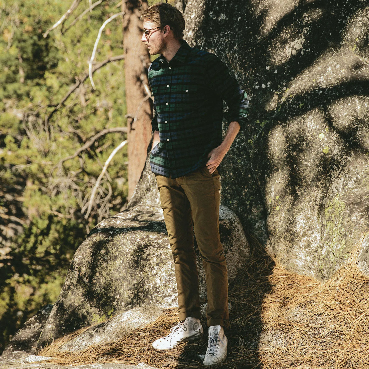 The Yosemite Shirt in Blackwatch Plaid