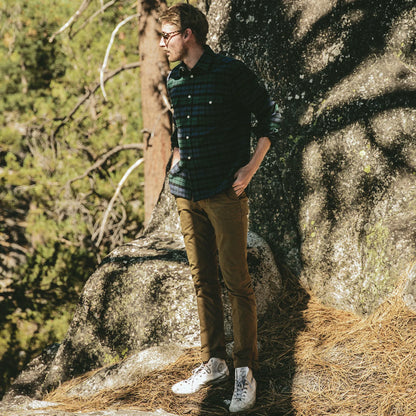 The Yosemite Shirt in Blackwatch Plaid