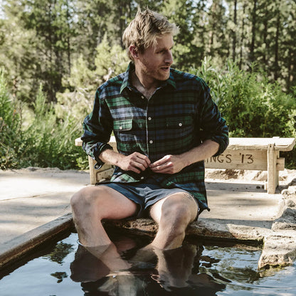 The Yosemite Shirt in Blackwatch Plaid
