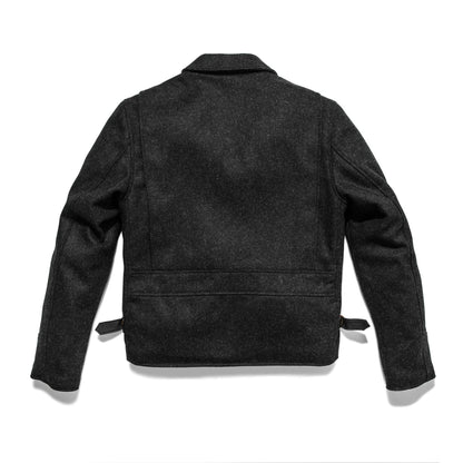 The Monterey Bomber in Charcoal Wool