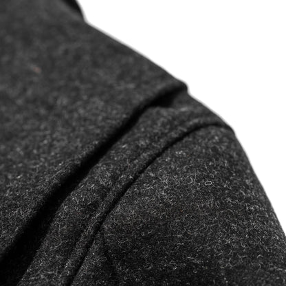 The Monterey Bomber in Charcoal Wool