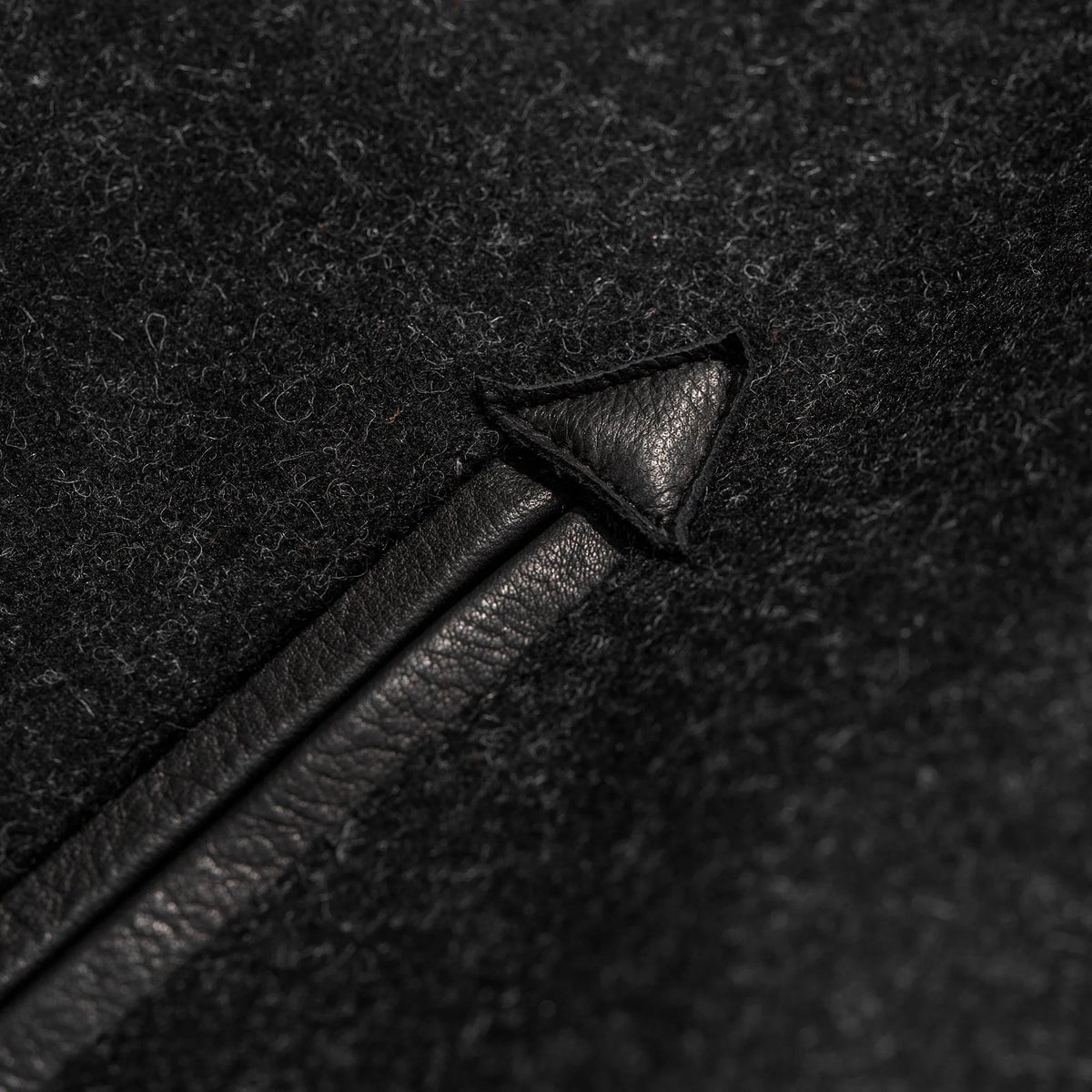The Monterey Bomber in Charcoal Wool