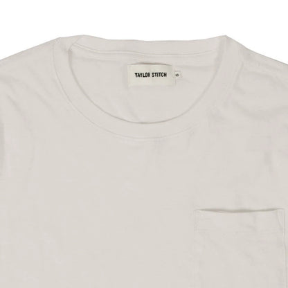 The Crewneck Pocket Tee in Natural
