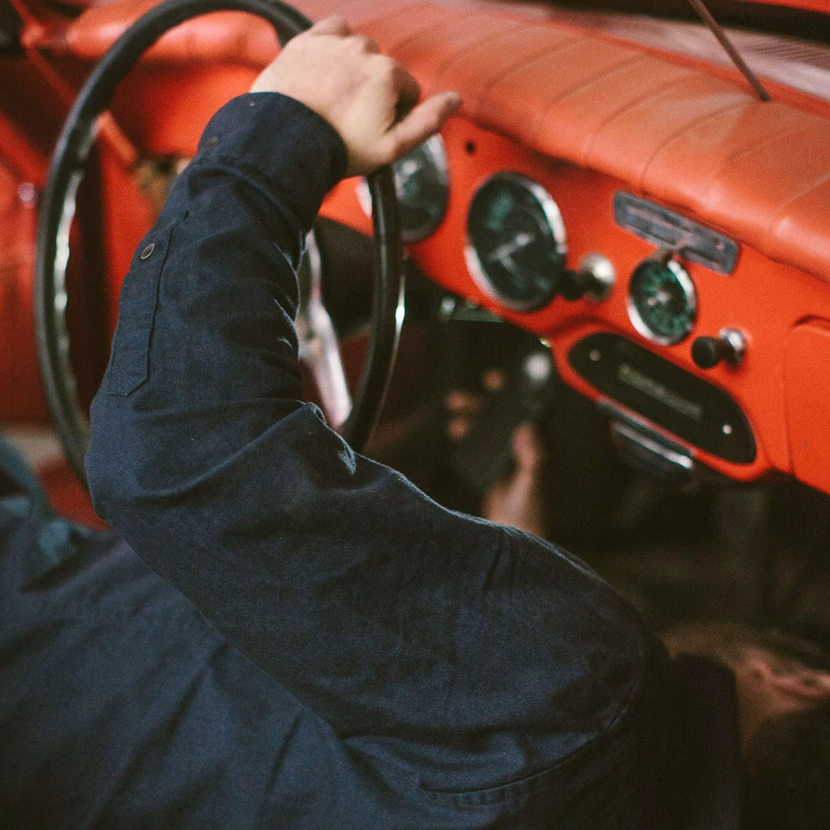 The Mechanic in Indigo