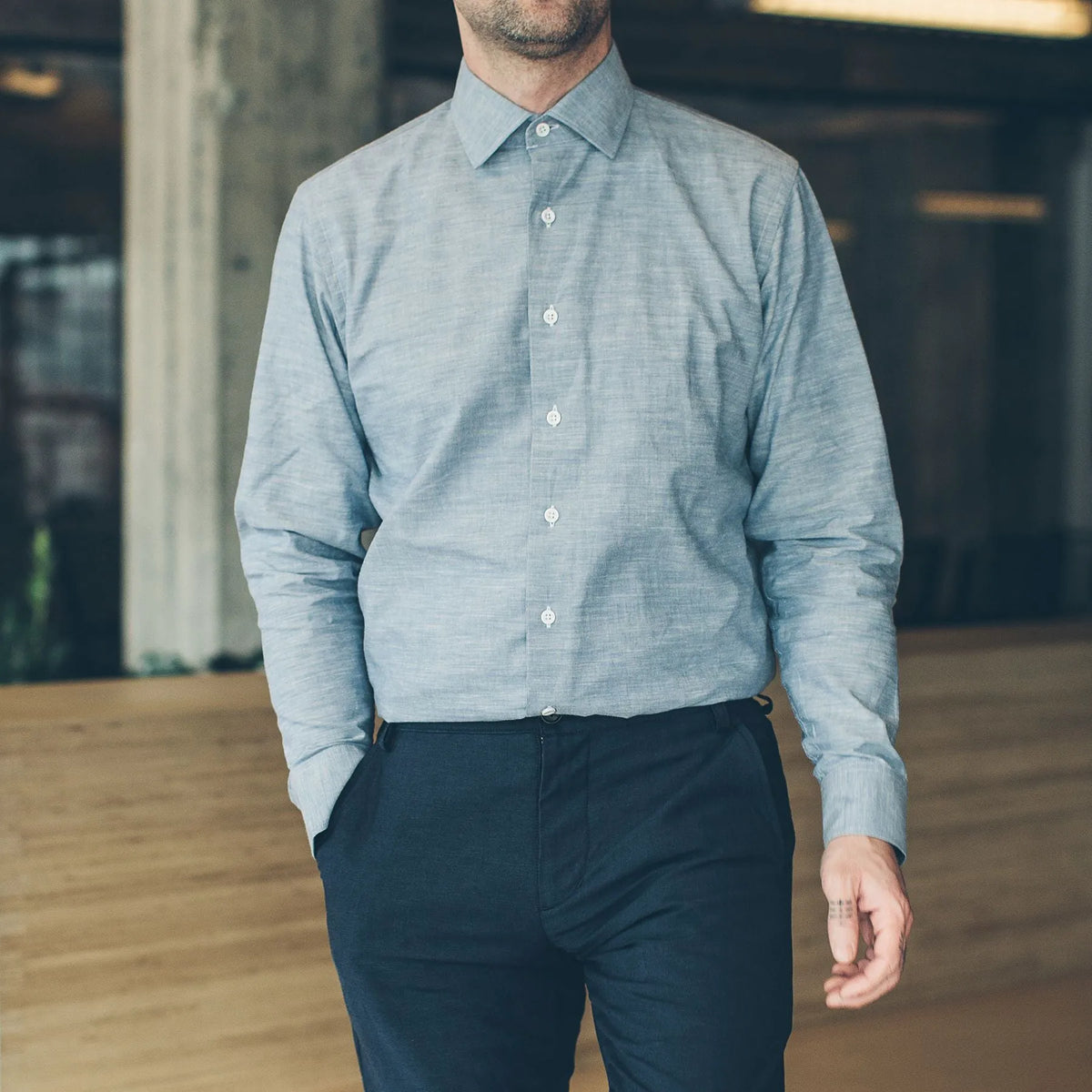 The Hyde in Blue Chambray