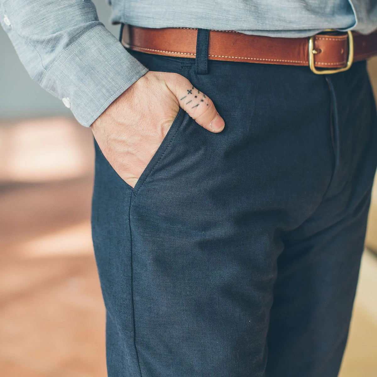 The Telegraph Trouser in Navy