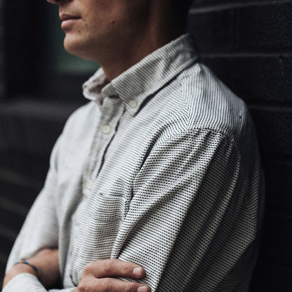 The Jack in White Reverse Jacquard