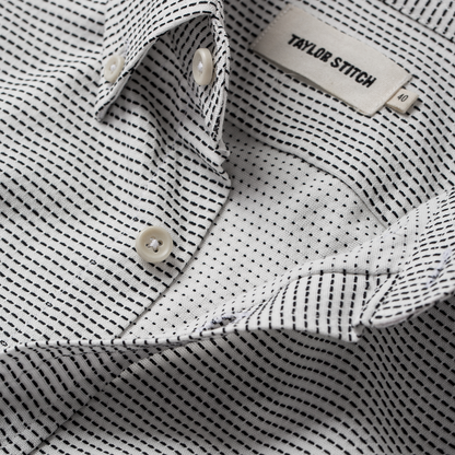 The Jack in White Reverse Jacquard