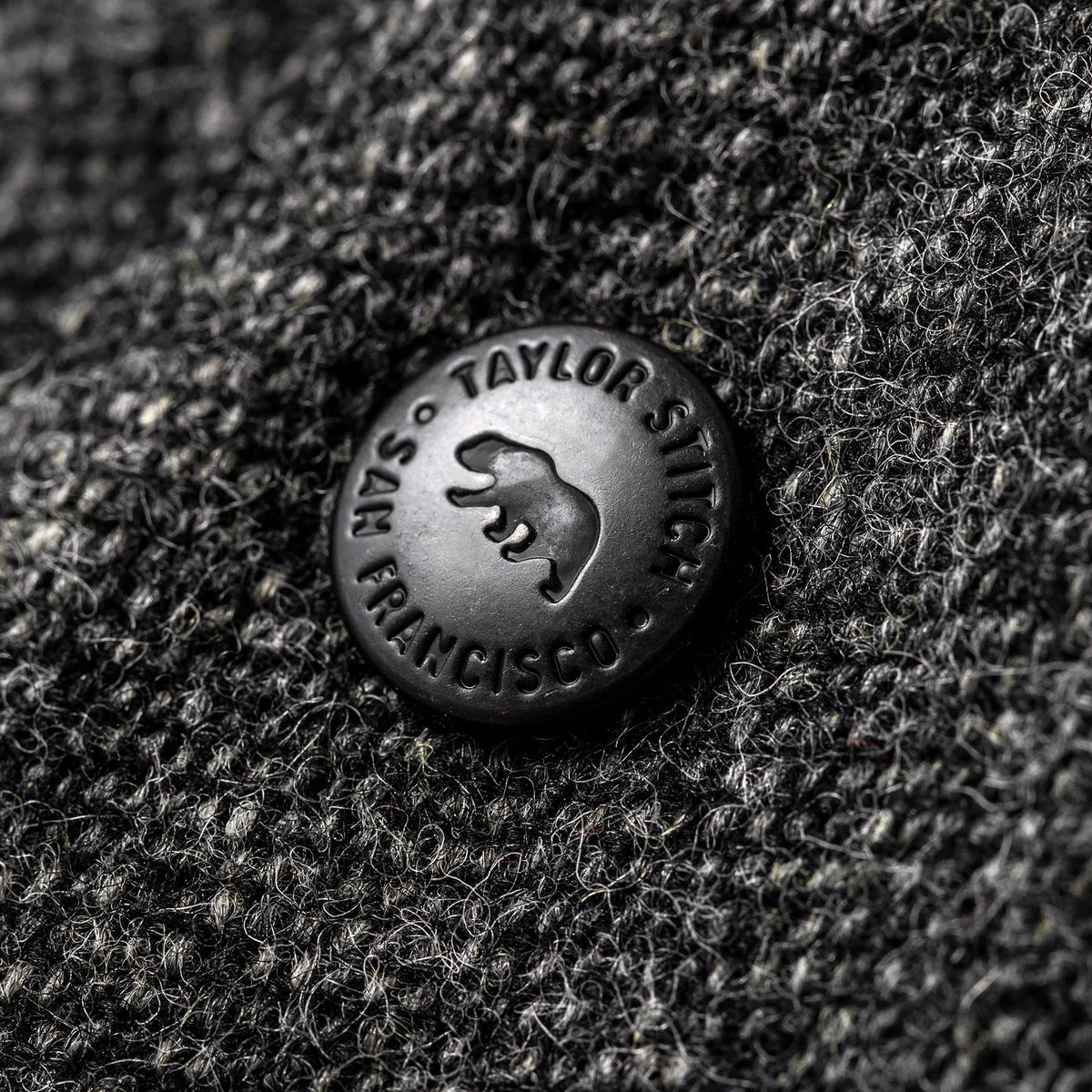 The Rover Jacket in Charcoal Birdseye Waxed Wool