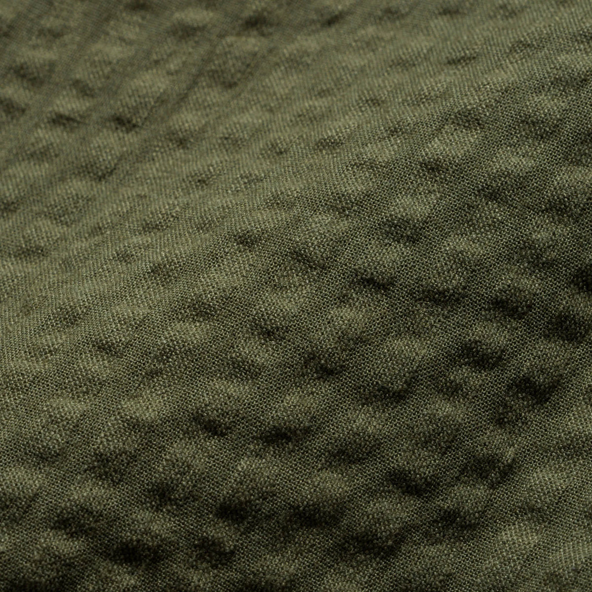 The Short Sleeve California in Army Seersucker