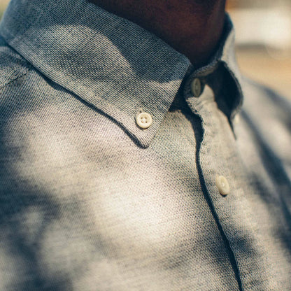 The Short Sleeve Jack in Heather Navy