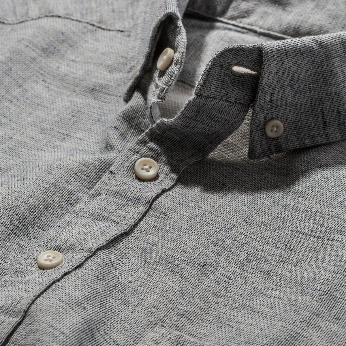 The Short Sleeve Jack in Heather Navy
