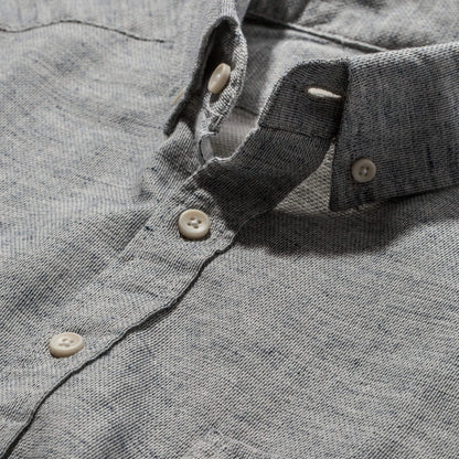 The Short Sleeve Jack in Heather Navy