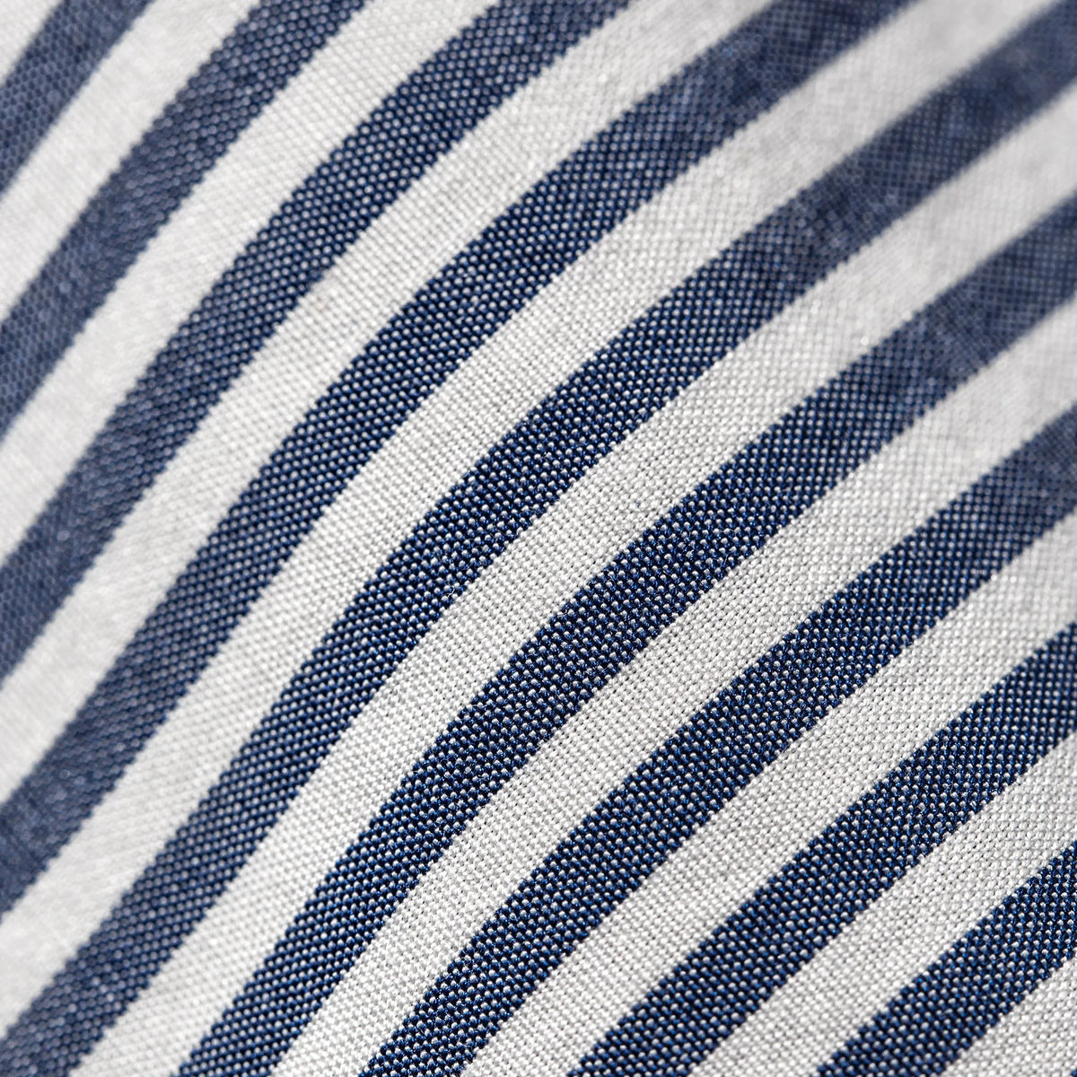 The Short Sleeve California in Navy Stripe Poplin