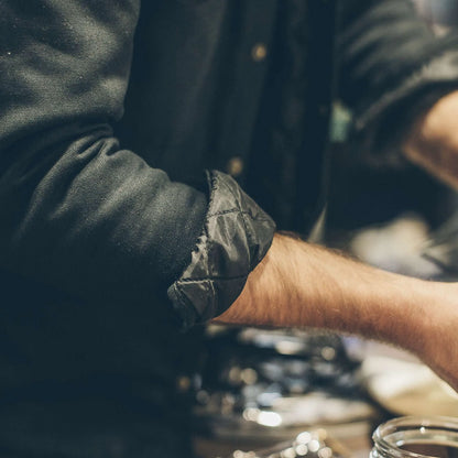 The Task Jacket in Black Canvas